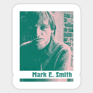 Mark E Smith ||||||| Retro 80s Style Design Sticker